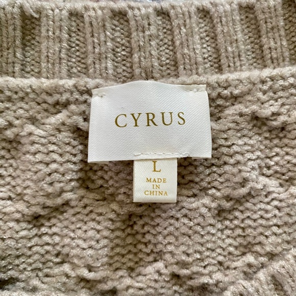 Cyrus Brown Chunky Sweater - Picture 2 of 2